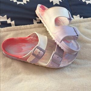 Birkenstock Women's Sandals in Pink and Purple